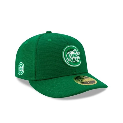 Chicago Cubs Gorra | New Era MLB St Patricks Day Low Profile 59fifty Fitted Cap Mexico - Verdes